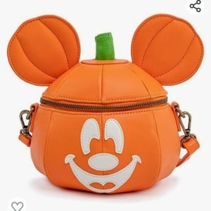 Mickey Mouse Glow in the Dark Pumpkin Crossbody Bag